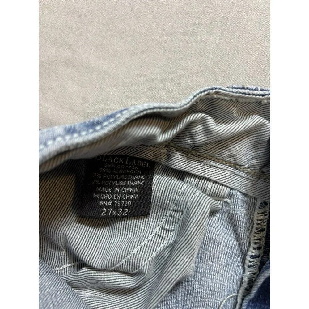 BKE Buckle Black Jeans Fit No 9 Men’s 29x31 Meas. Denim Grunge Straight Western - Picture 7 of 10